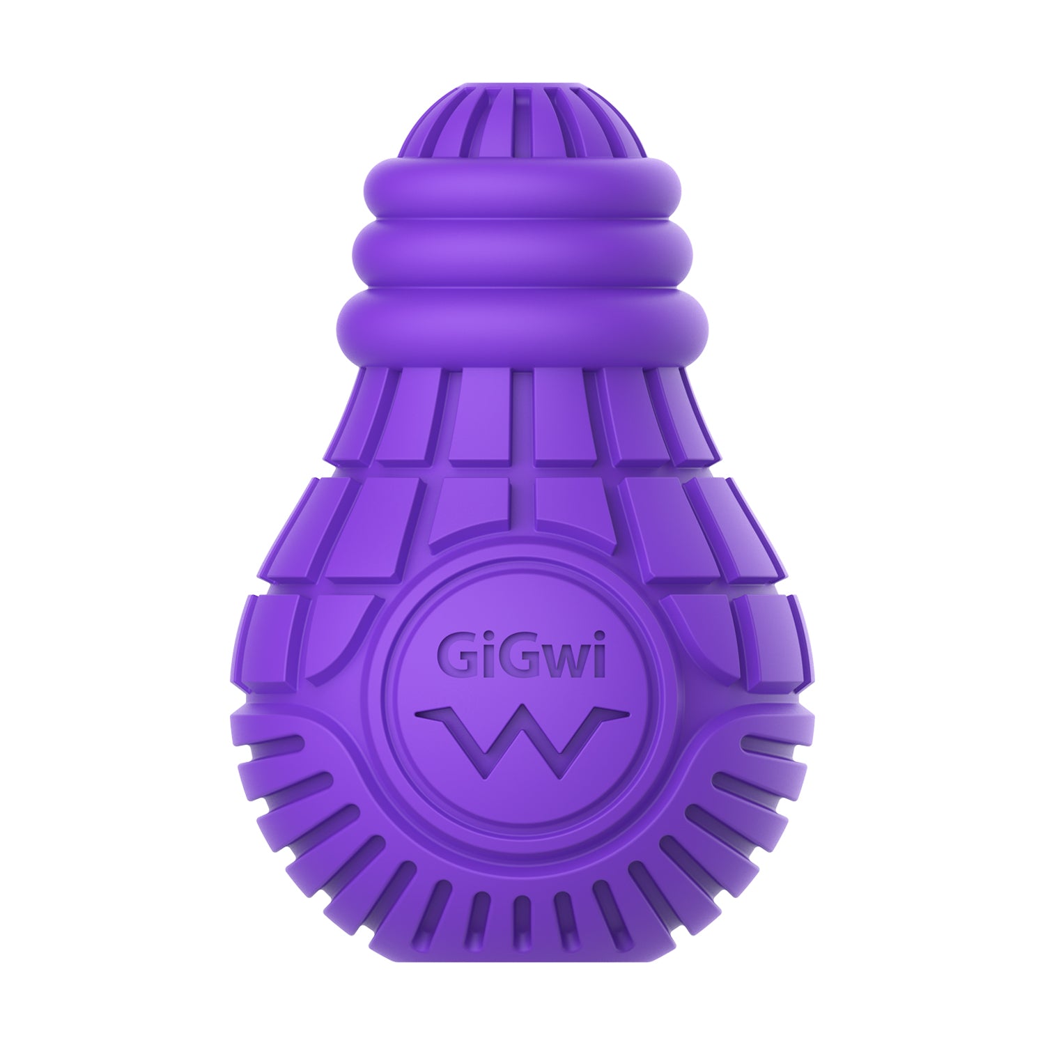 Gigwi gigwi dog toys for aggressive chewers, interactive treat dispensing dog  toys to chase and chew, durable and natural rubber do