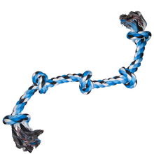 Load image into Gallery viewer, extra long thick knotted rope for aggressive chewing dogs, large dog toys for aggressive chewers, toys for large dogs
