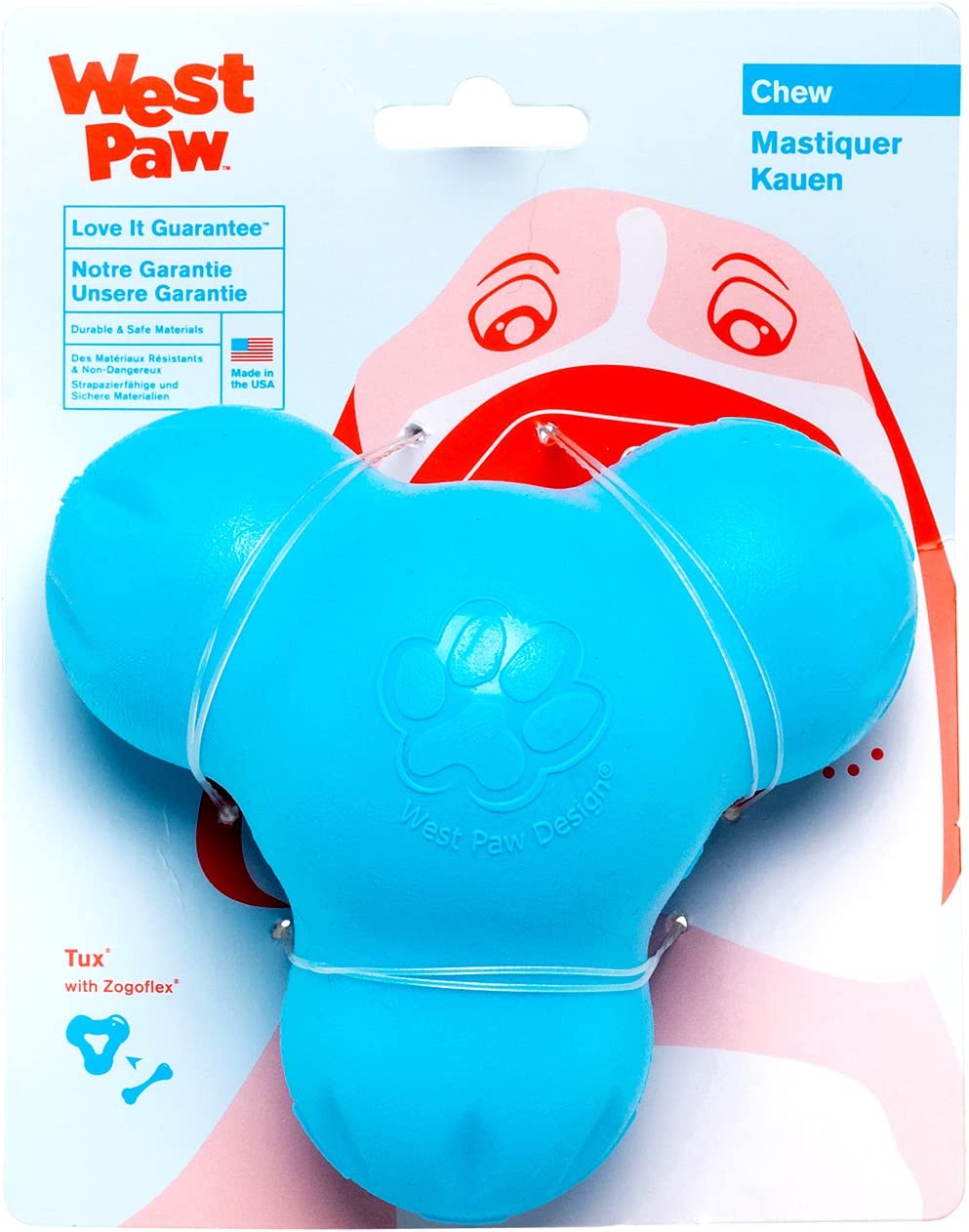 West Paw Tux Dog Toy - Granny Smith - Large