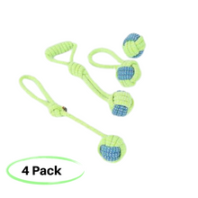 Load image into Gallery viewer, best chewy rope toys for dogs, chewy rope dog toy, dog toys for aggressive chewers, strong but not indestructible toys for dogs
