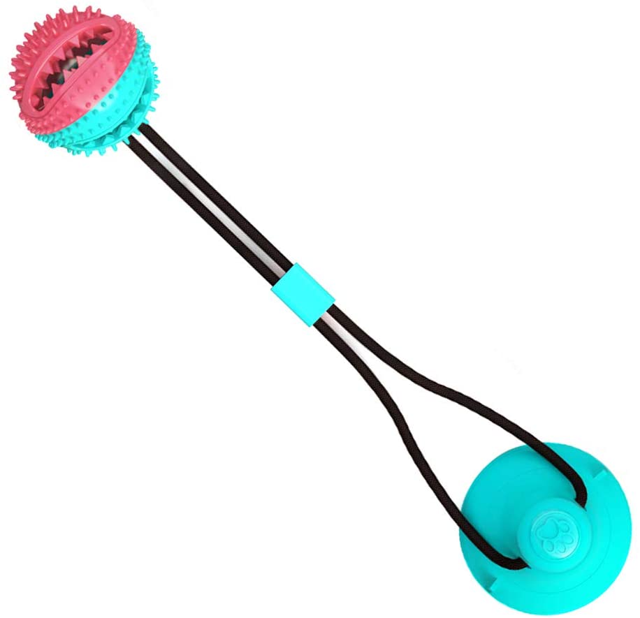 Single Suction Multifunction Interactive Ball Dog Toy