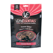 Load image into Gallery viewer, Vital Essentials Chicken Hearts Freeze-Dried Grain Free Family Size Treats, 3.75 oz
