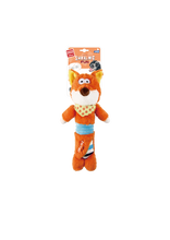 Load image into Gallery viewer, GiGwi Shaking Fun Series Fox Squeaky Crinkle Dog Toy for Medium and Large Dogs
