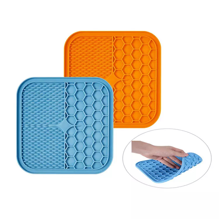 Licking Mat/Pad for Dogs: Slow Feeder, Colic Reducer and Digestion Booster
