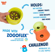 Load image into Gallery viewer, WEST PAW Zogoflex Toppl Treat Dispensing Dog Toy Puzzle – Interactive Chew Toys for Dogs (3 sizes)
