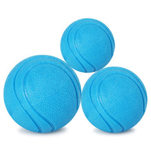 Load image into Gallery viewer, tough chewy ball dog toy, chewy balls for dogs, best balls for dogs, tpr dog balls, training balls for dogs - blue

