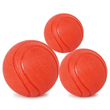 Load image into Gallery viewer, tough chewy ball dog toy, chewy balls for dogs, best balls for dogs, tpr dog balls, training balls for dogs - red
